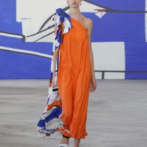 MARYLING Flared one-shoulder dress