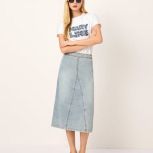 MARYLING Loose-Fit Embroidered Logo T-Shirt