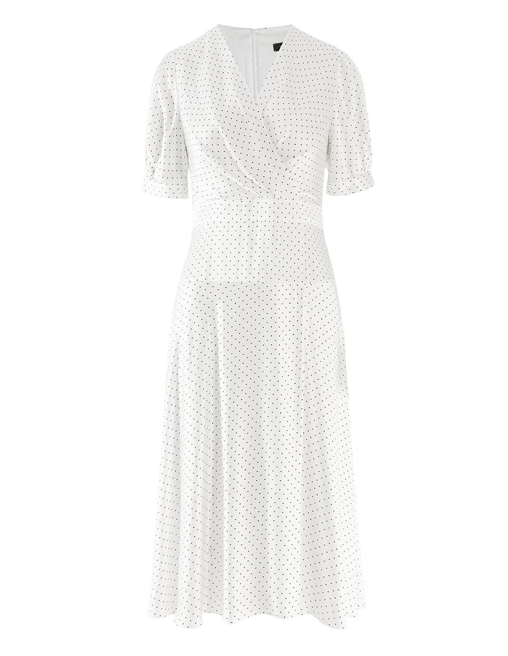 MARYLING V neck polka circle dress - Image 4