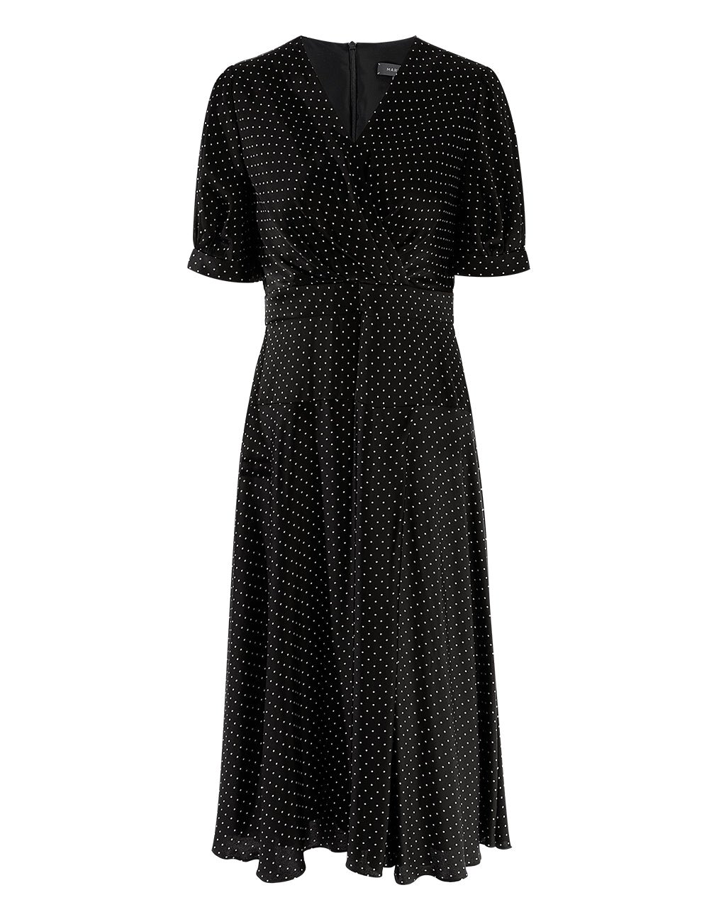 MARYLING V neck polka circle dress - Image 3