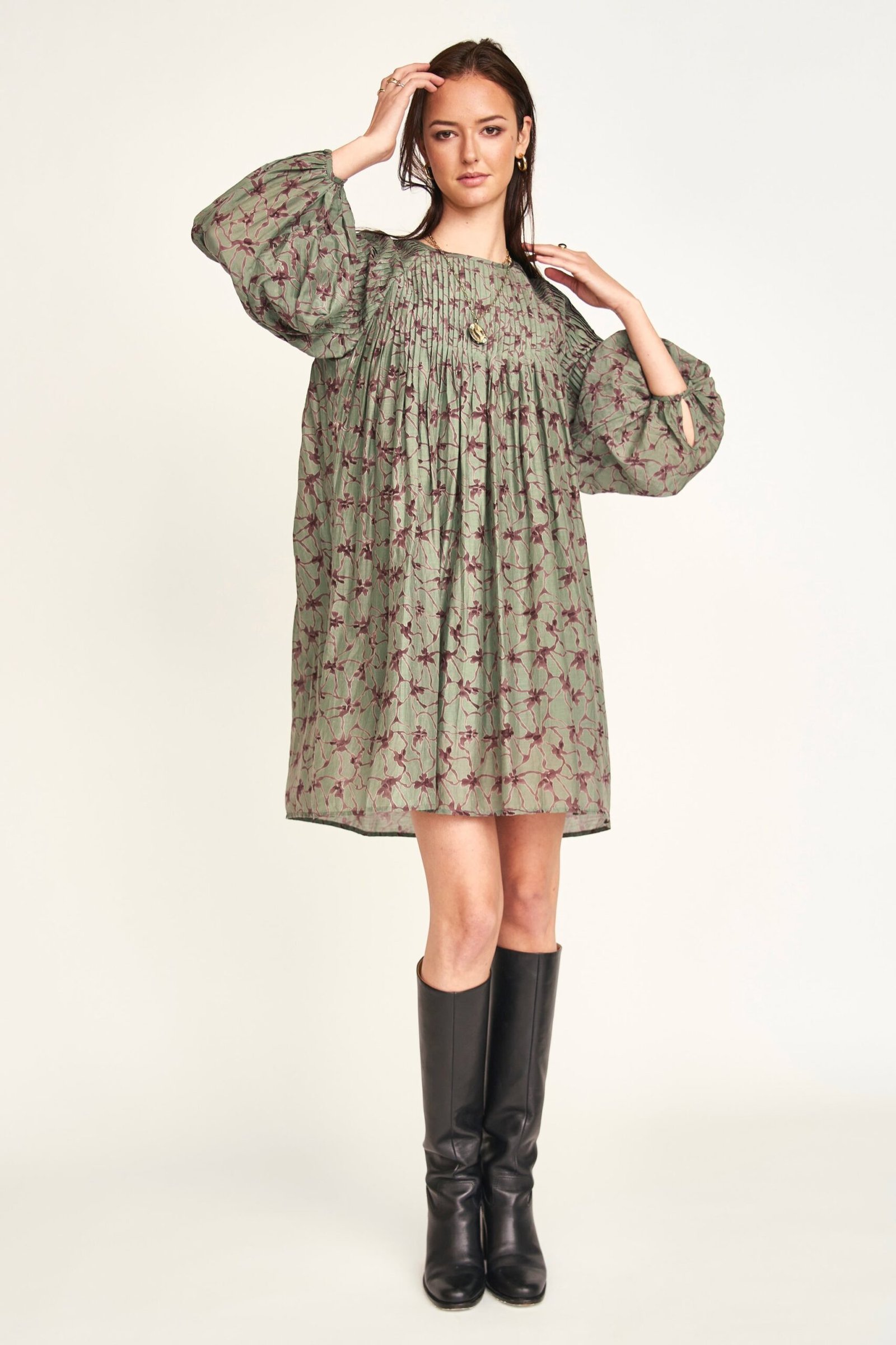 Kerala Dress in Shadow Kudzu - Image 3