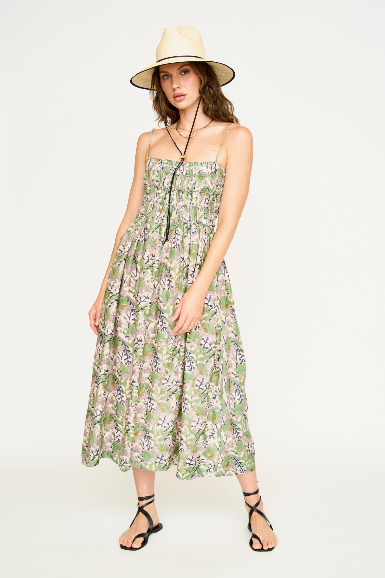 Puglia Dress in Lavender Bloom - Image 7