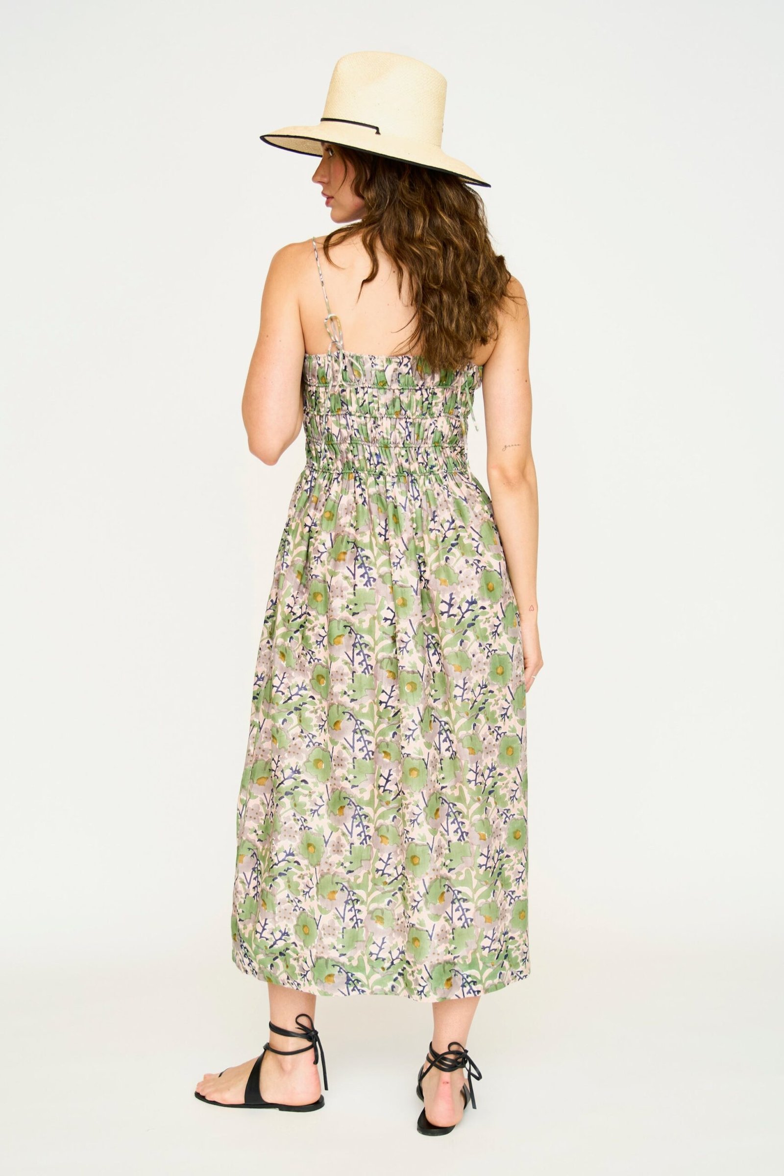 Puglia Dress in Lavender Bloom - Image 5